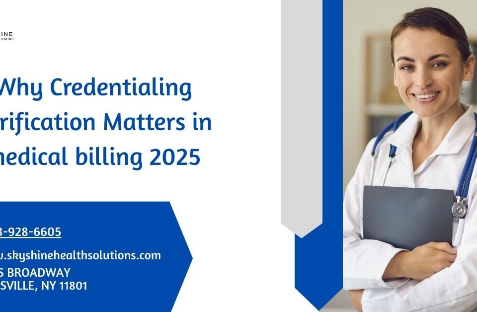 Why Credentialing Verification Matters in medical billing 2025