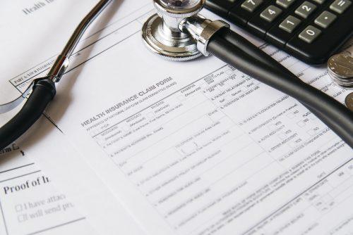 Medical professional ensuring proper documentation in billing